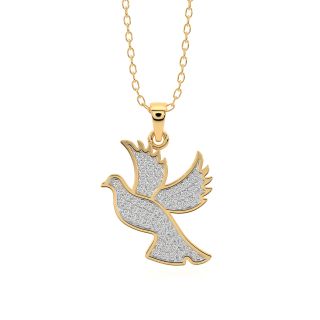 Love Bird Diamond Pendant